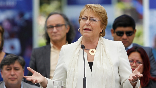 Bachelet criticó la estrategia de 