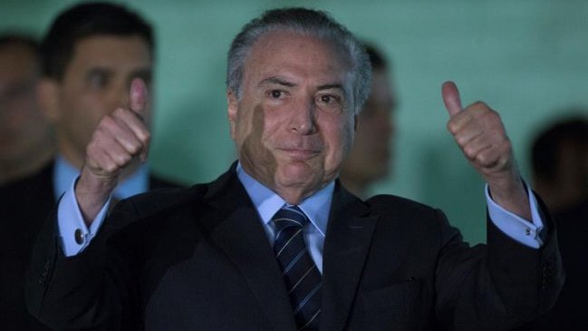 Brasil: Diputados rechazaron denuncia de corrupción contra presidente Temer