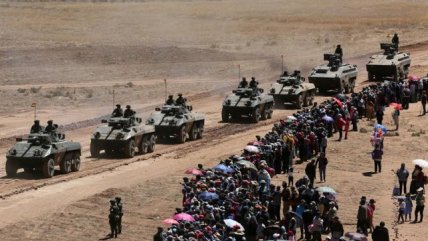 La maniobra militar Paucarpata II del ejército boliviano