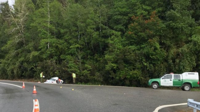 Volcamiento dejó un muerto y dos heridos de gravedad en San José de la Mariquina