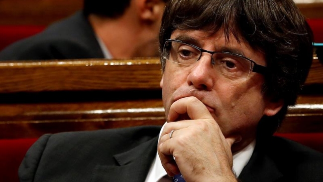 El ex presidente catalán Carles Puigdemont está en Bruselas