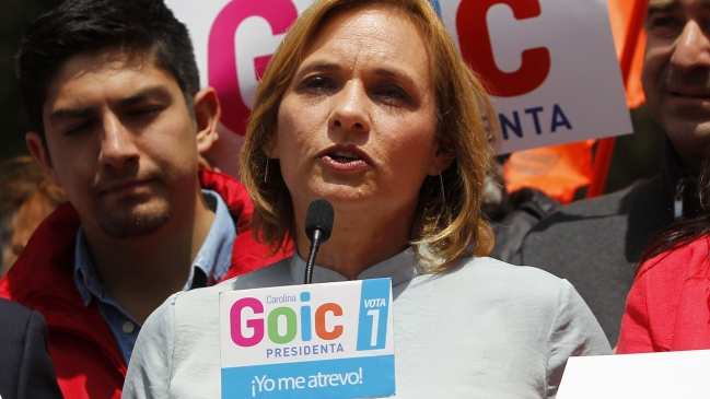 Goic agradeció respaldo del 