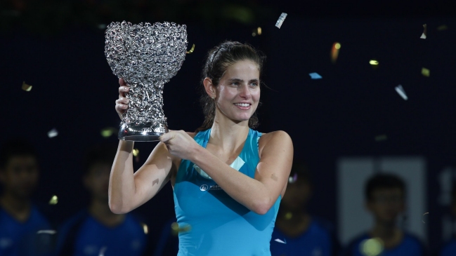 Julia Goerges doblegó a Coco Vandeweghe y se quedó con el WTA de Zhuhai