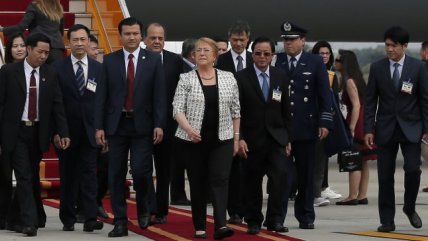  Presidenta Bachelet llegó a Vietnam para cumbre APEC  