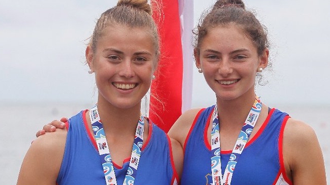 Equipo chileno ganó otras dos medallas de oro en el remo femenino de los Bolivarianos