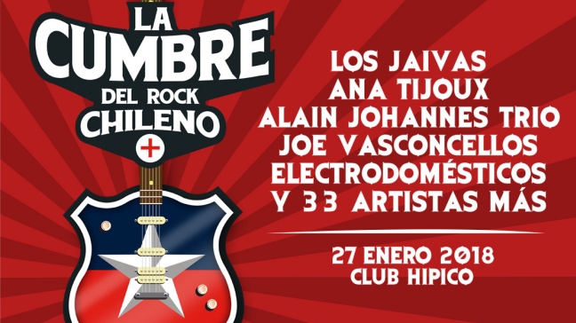 Anuncian venta de entradas para Cumbre del Rock Chileno