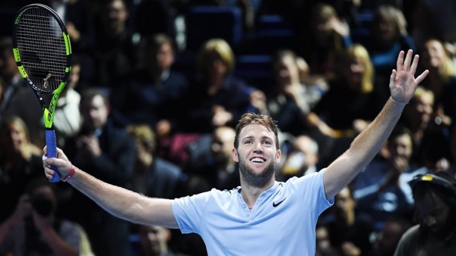 Jack Sock tumbó a Alexander Zverev y pasó por primera vez a semifinales del Masters de Londres