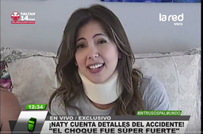 Nataly Chilet contó detalles del accidente de participantes de la Vedetón