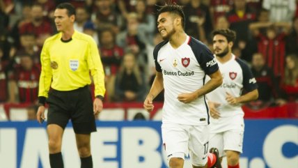 Paulo Díaz marcó un golazo para San Lorenzo en la Superliga de Argentina