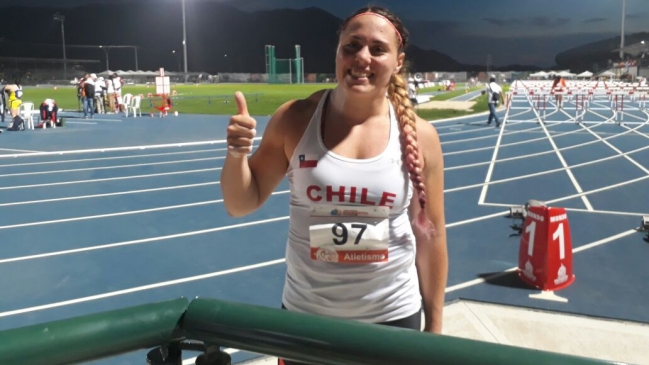 Natalia Duco se adueñó del oro en el lanzamiento de la bala en los Bolivarianos