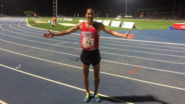 El chileno Carlos Díaz logró medalla de oro en los 1.500 metros planos en los Juegos Bolivarianos