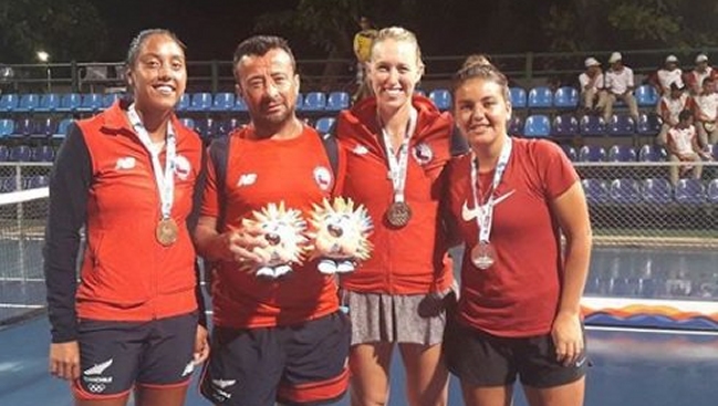 Chile ganó el oro en la Copa de Naciones femenina de tenis en los Bolivarianos