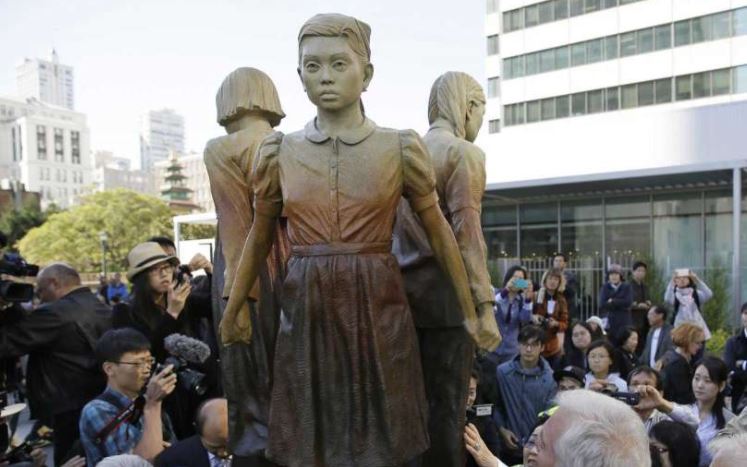 Polémica entre Japón y EE.UU. por estatua de esclavas sexuales