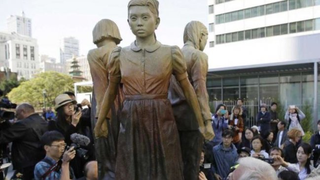 Polémica entre Japón y EE.UU. por estatua de esclavas sexuales