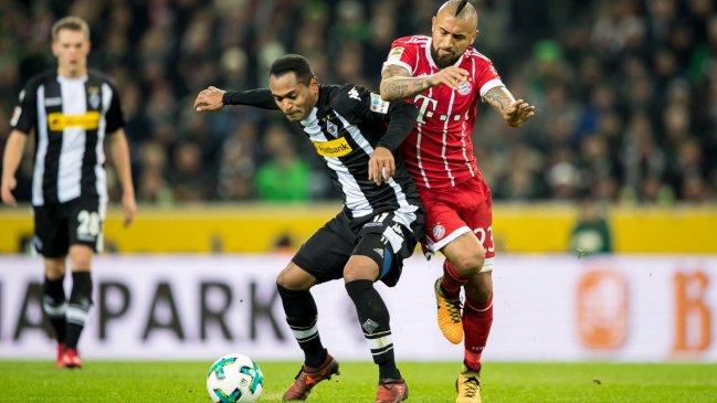 Mönchengladbach derrotó a un FC Bayern Munich que contó como principal arma a Arturo Vidal