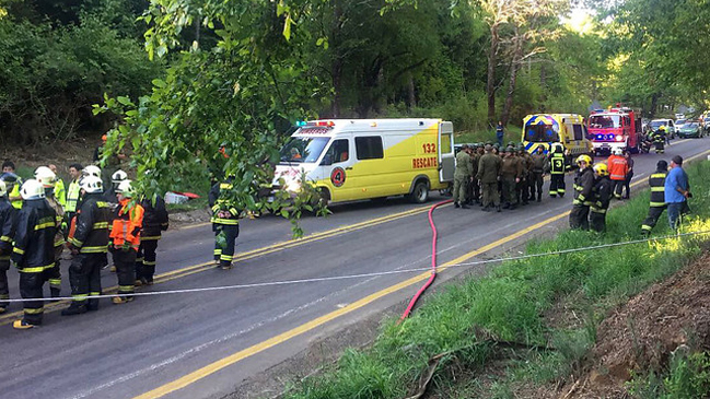 Descartan que Tesoros Humanos Vivos fallecieran en volcamiento de bus en La Araucanía