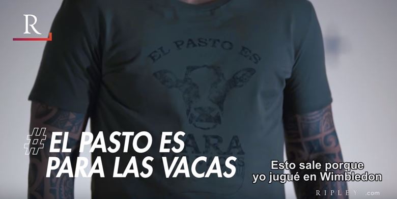 Marcelo Ríos estrenó línea de poleras con sus frases más célebres