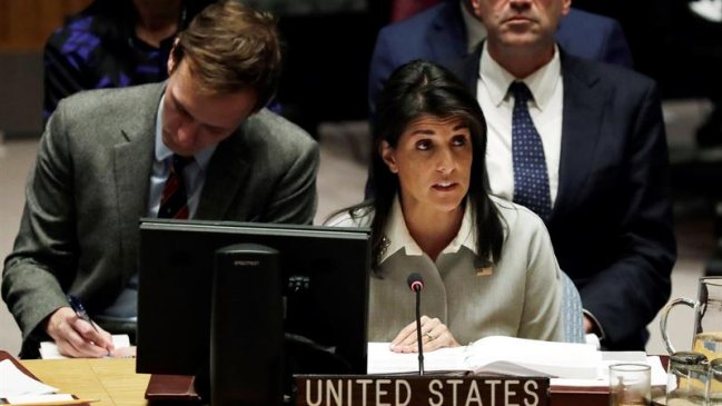 Estados Unidos acusó a la ONU de 