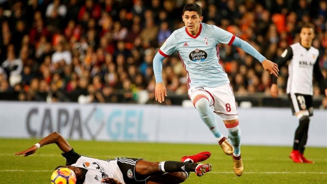 Valencia venció a Celta de Pablo Hernández y le metió presión a FC Barcelona