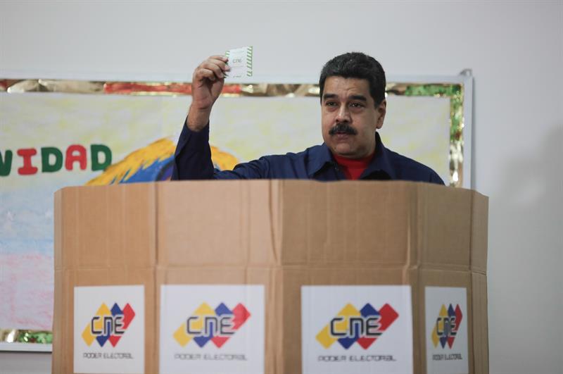 Maduro anunció que chavismo ganó 