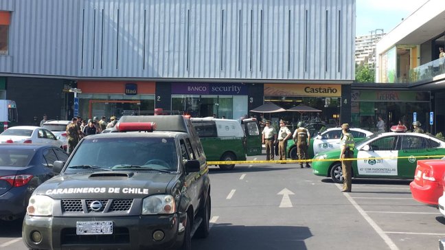 Carabineros frustró millonario robo a banco Security en Lo Barnechea