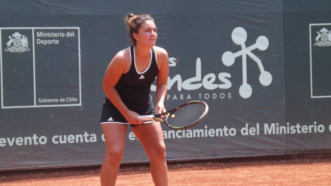 Fernanda Brito se instaló en semifinales del ITF de Santa Cruz