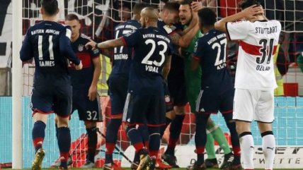 Arturo Vidal festejó junto a Bayern Munich en el fin de la primera rueda de la Bundesliga