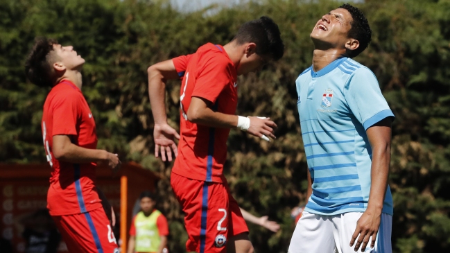 La selección chilena sub 15 perdió ante Sporting Cristal y terminó última en la Copa UC
