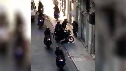   Argentina: Captan a motorista de la Policía arrollando a un manifestante 
