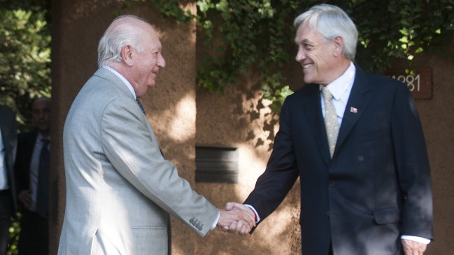 Ricardo Lagos visitó a Sebastián Piñera en Las Condes