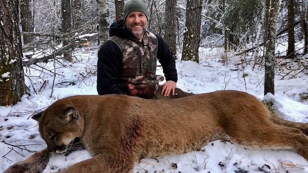 Animador de TV desató repudio por matar a un puma y cocinarlo