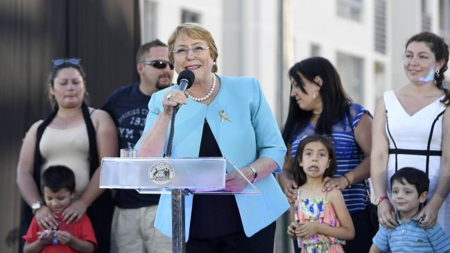 Presidenta Bachelet: Por nuestra gente vale la pena trabajar duro