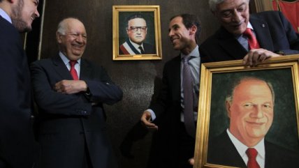   La reposición de cuadros de Ricardo Lagos y Salvador Allende en el Instituto Nacional 