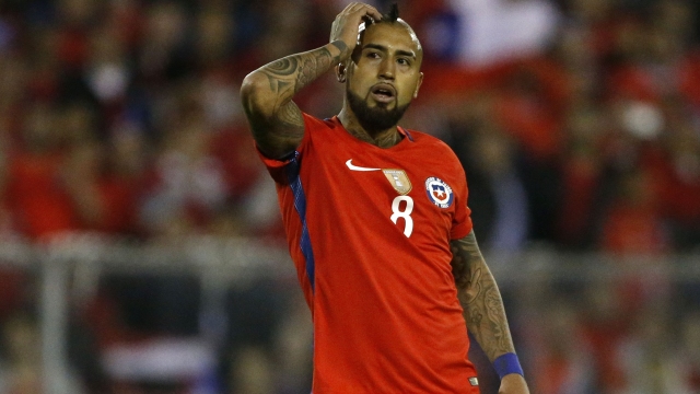 La imagen de Arturo Vidal que es motivo de burla en redes sociales