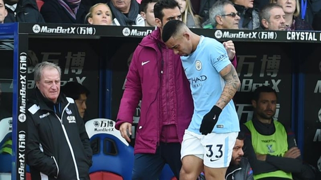 Gabriel Jesús estará uno o dos meses fuera de las canchas