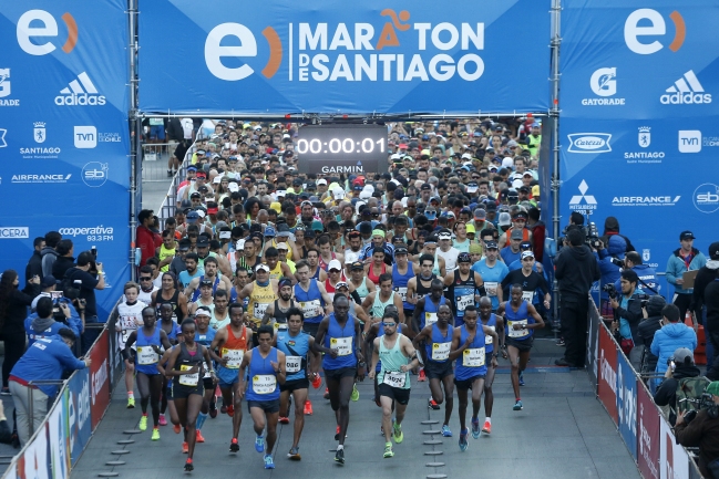 Maratón de Santiago realizó primer 