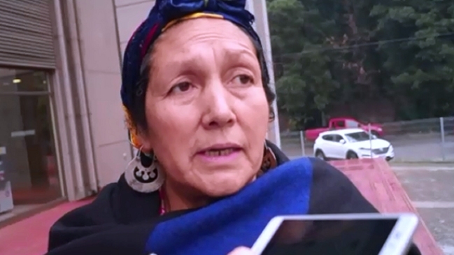 Lonko Juana Calfunao fue detenida por desórdenes en Cunco