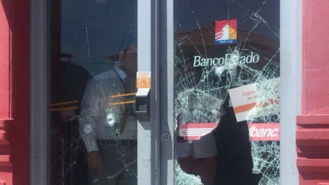 Delincuentes robaron 70 millones de pesos desde banco en Coltauco