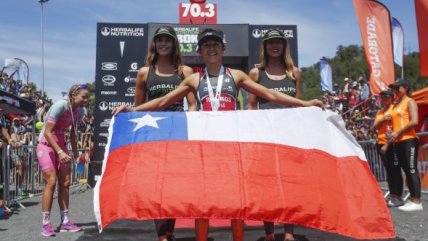   Lionel Sanders y Bárbara Riveros fueron los triunfadores del Ironman de Pucón 2018 