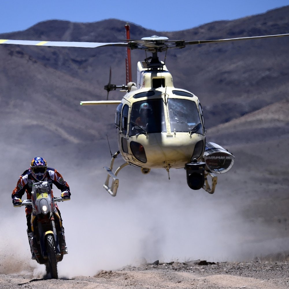 Empresa chilena de helicópteros está a cargo de la logística del Dakar