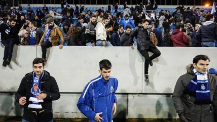   El mal estado de una tribuna obligó a suspender partido entre Estoril y FC Porto 