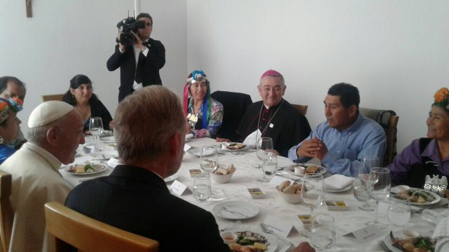El testimonio de mujer que almorzó con el papa en La Araucanía