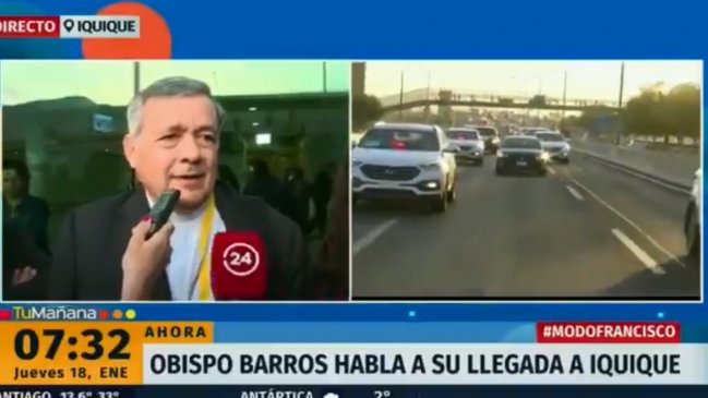 La comentada pregunta de Claudio Fariña al obispo Barros que generó reacciones en redes