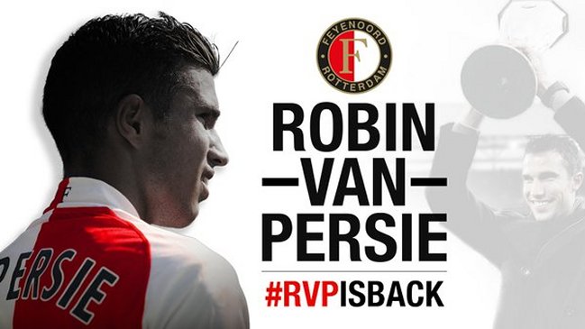 Está de regreso: Robin van Persie jugará en Feyenoord