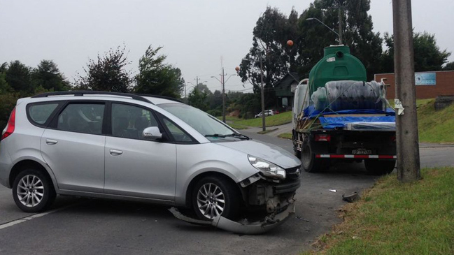 Funcionario de Carabineros protagonizó accidente de tránsito en estado de ebriedad