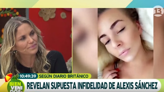 Kenita Larraín comentó la supuesta infidelidad de Alexis Sánchez en Inglaterra