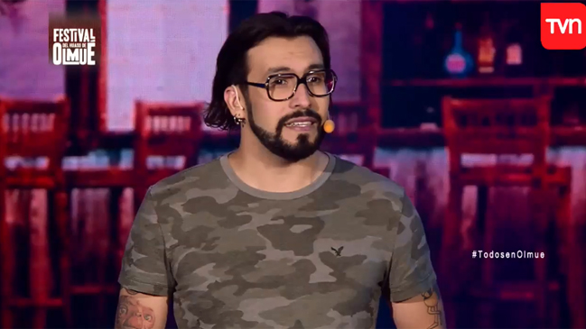 Edo Caroe marcó peak de sintonía en el Festival de Olmué