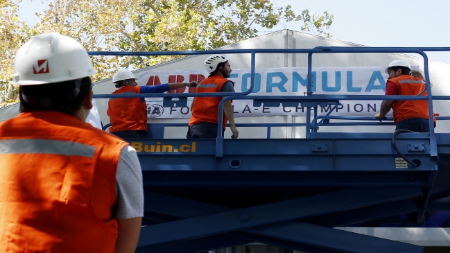 Intendente Orrego inspeccionó las instalaciones de la Fórmula E