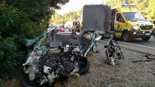 Choque entre bus y vehículo dejó un muerto en Valdivia