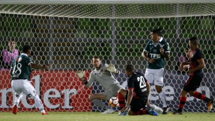 Los goles de la igualdad de Santiago Wanderers y Melgar en la Copa Libertadores